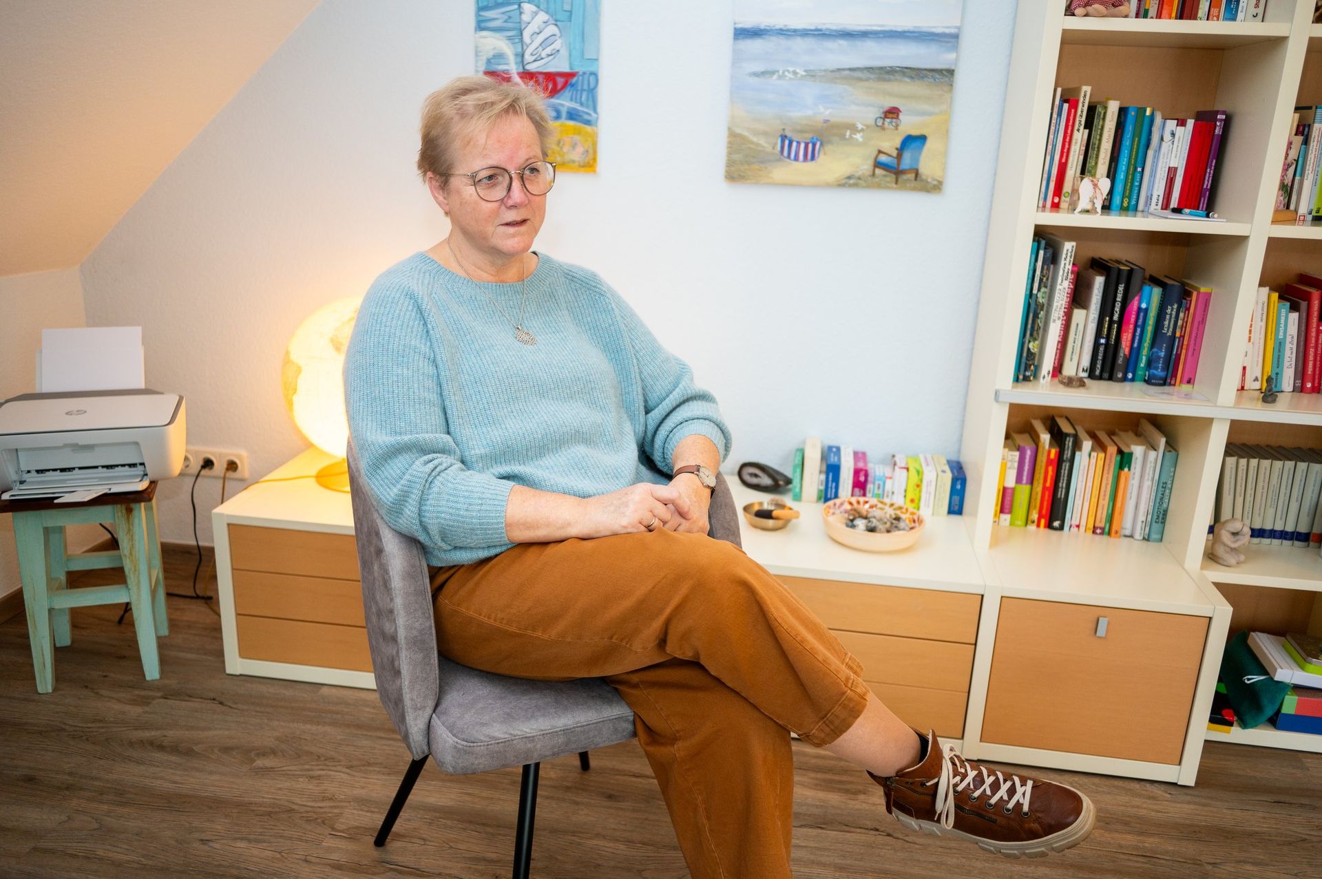 Bettina Hellmann im Hypnoseinstitut