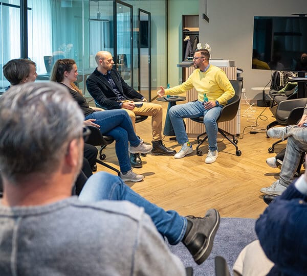 Teilnehmer während der Hypnose Ausbildung