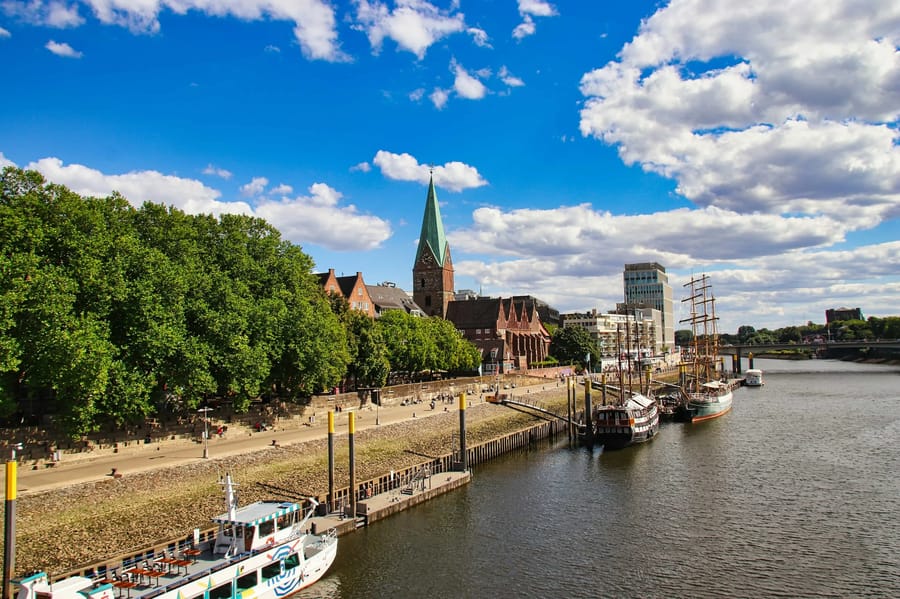 Bremer Schlachte an der Weser